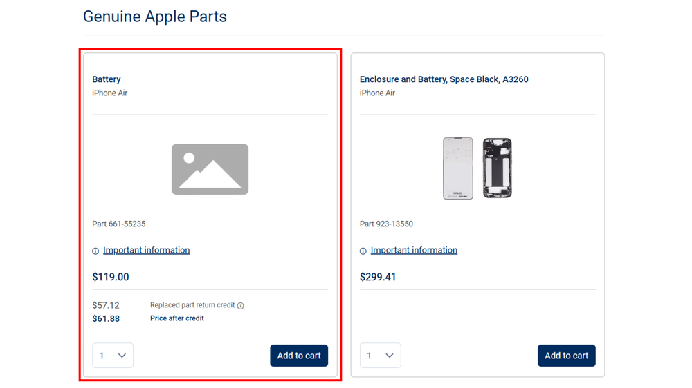Cheapest Genuine iPhone Air Battery Replacement Using MagSafe